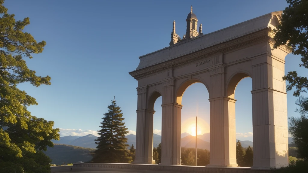 Le bord droit d'une autoroute s'étendant à perte de vue, le tout dominer par un panorama montagneux gigantesque.
Le soleil s'écraser sur l'horizon, une boule de lumière devenu gigantesque projetant les ombres si loin qu'on pouvait prédire les prochains obstacles avec 500m d'avance. La vision du plan est énorme s'étendant sur tout le périple annoncer ont peut voires deux grandes montagnes dans l'horizon en forme de crochet coller l'une à l'autre. Le tout baigne dans des nuances de couleurs oranges et Jaunes ne laissant qu'une silhouette masculine au centre du cadre assombrie de dos par les lourds rayons du soleil.