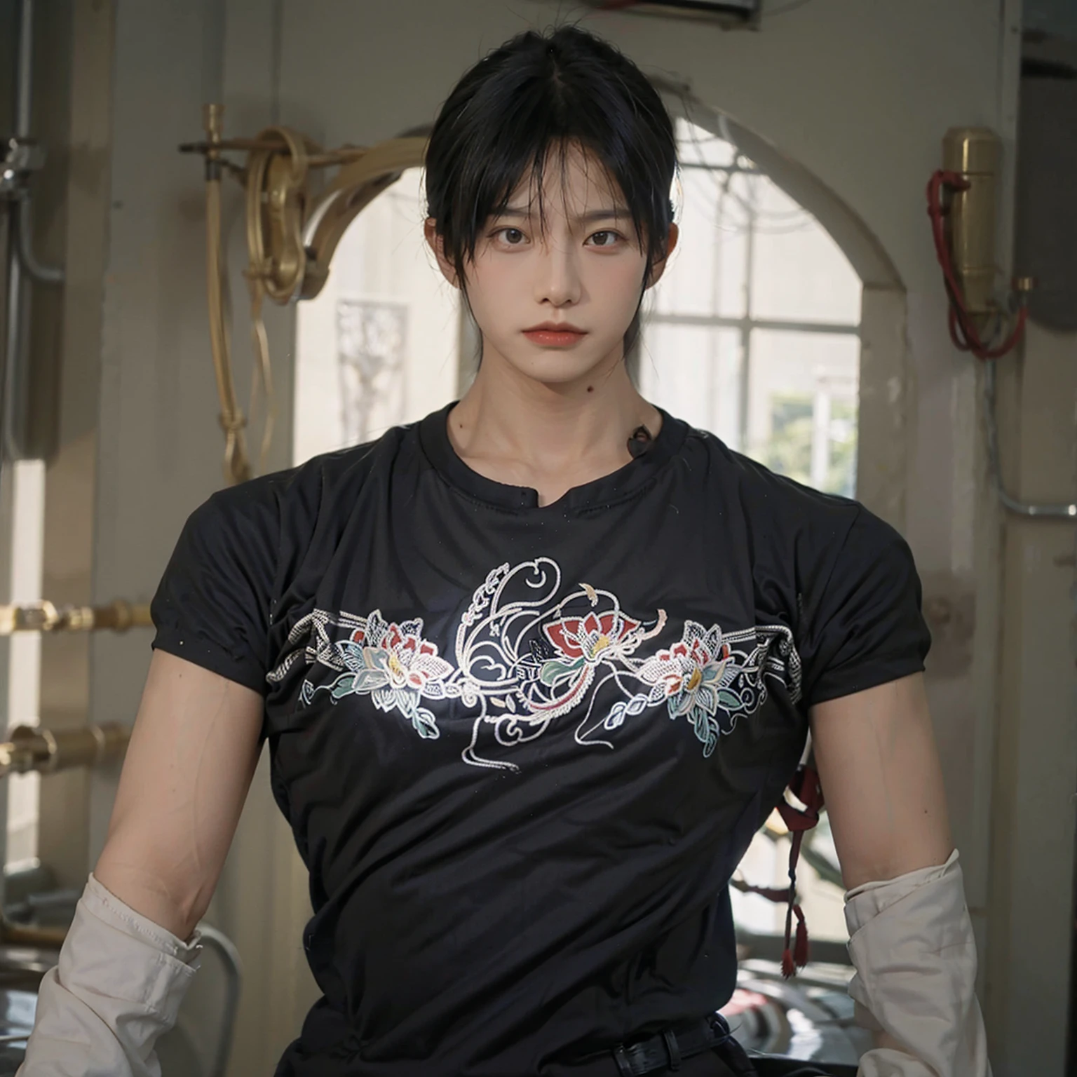 muscular,asian boy,big chest,