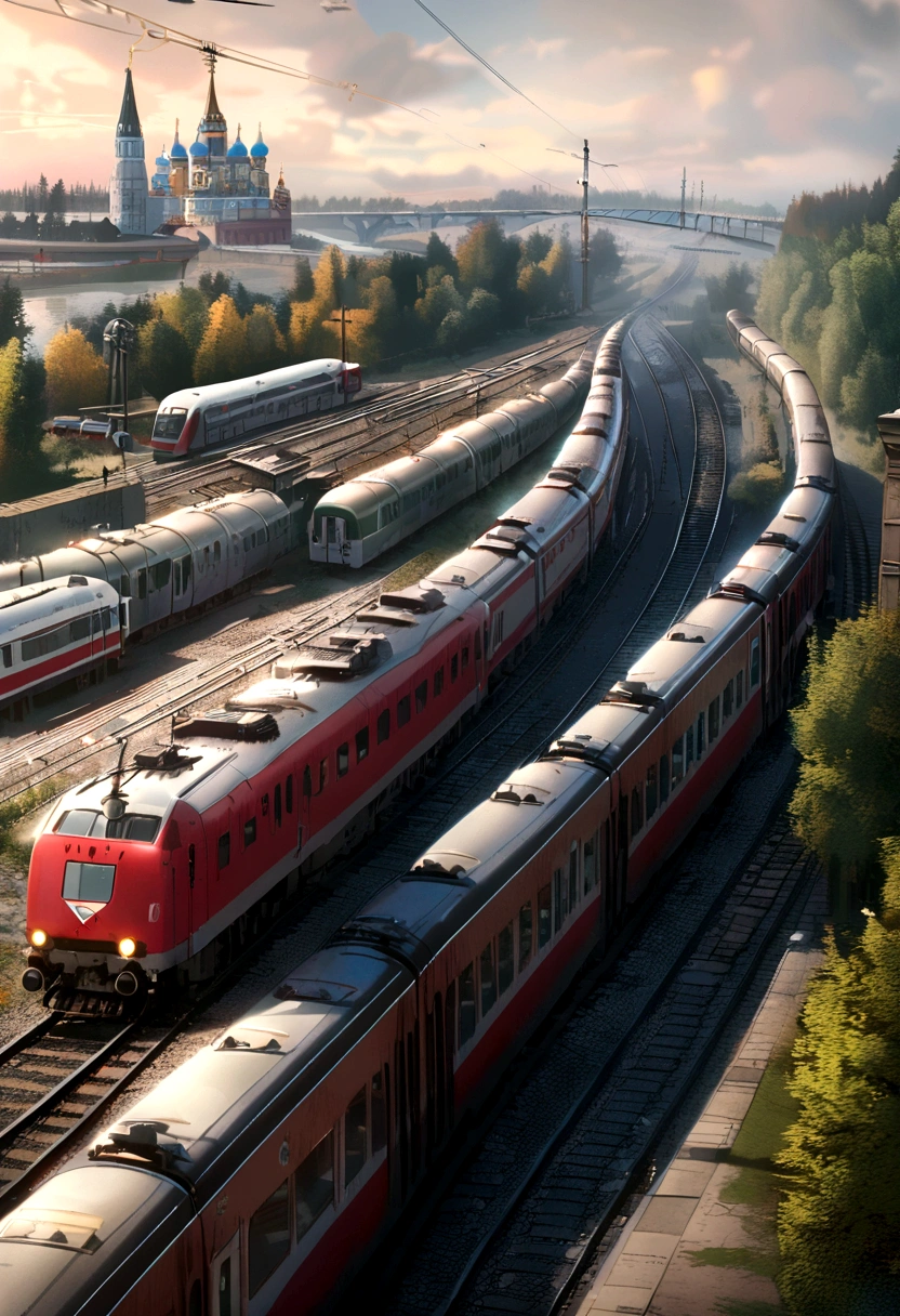  epic realism, Russian Railways, Russia, Russian trains