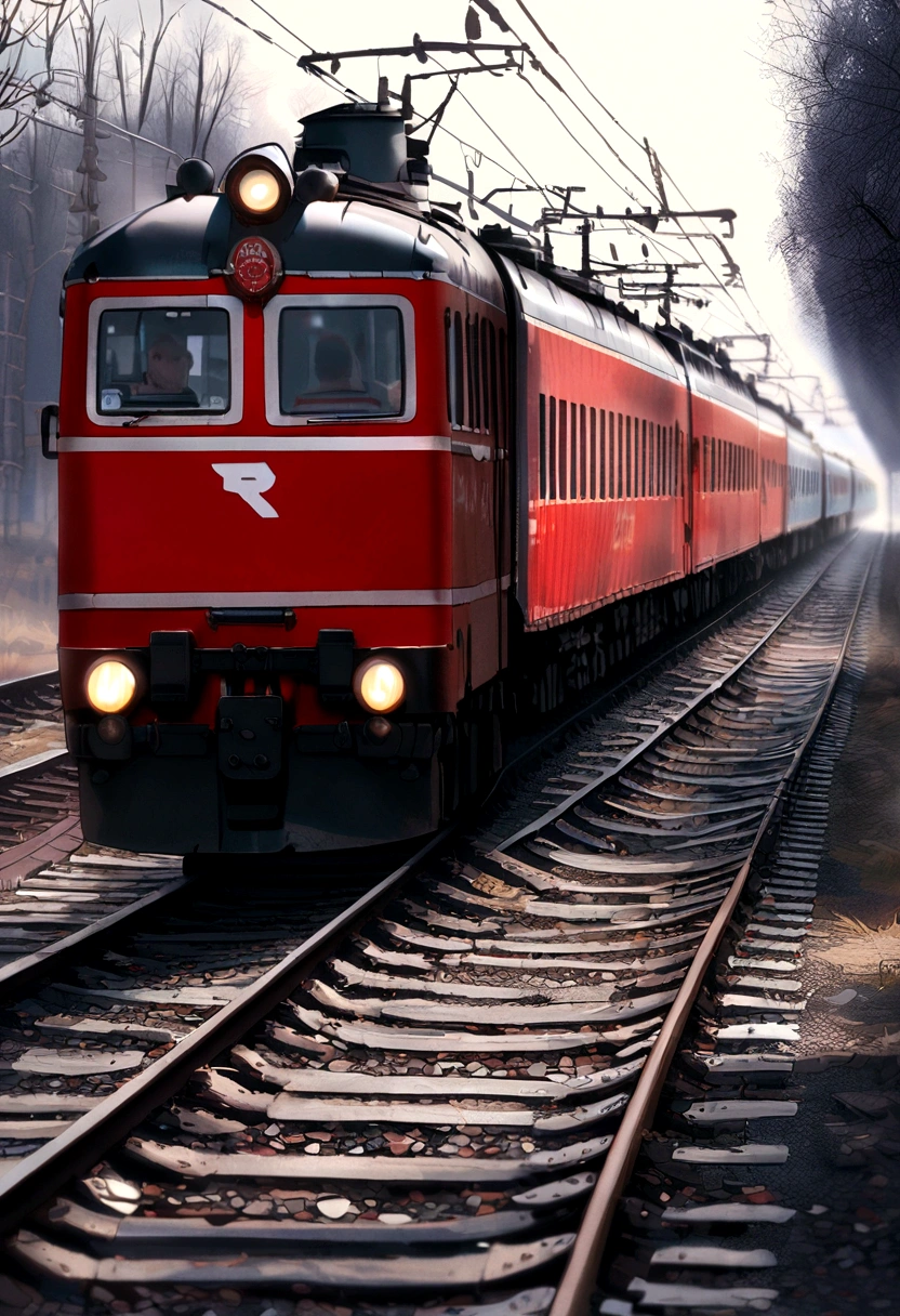  epic realism, Russian Railways, Russia, Russian trains