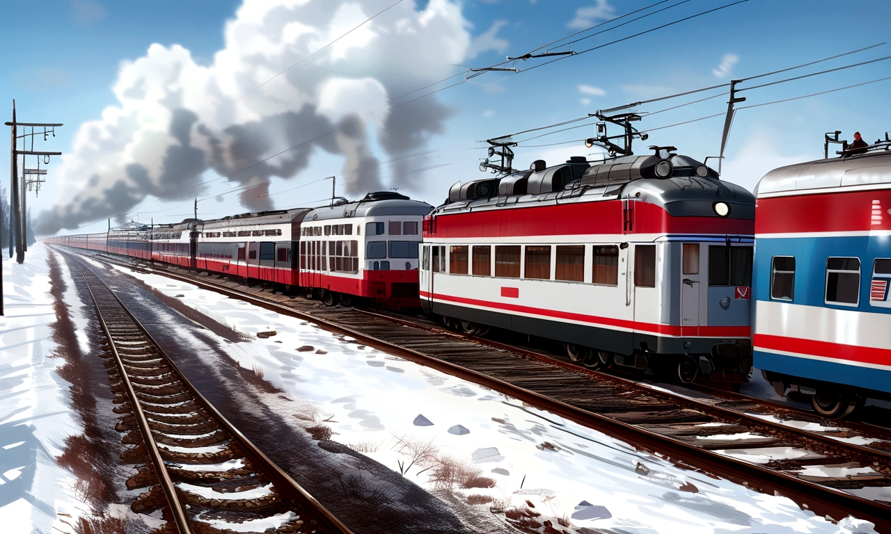 epic realism, Russian Railways, Russia, Russian trains, carriages, speed