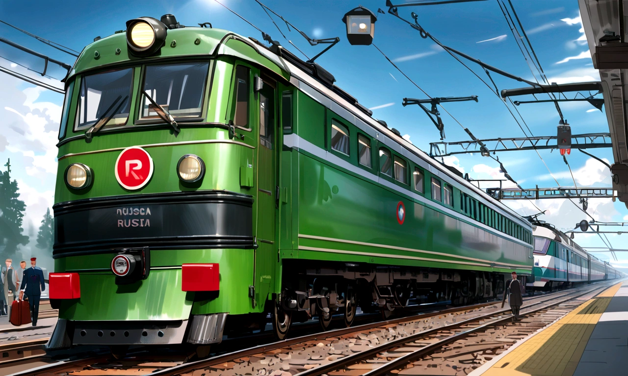 epic realism, Russian Railways, Russia, Russian trains, carriages, speed, summer, Kursk station, train, green train, mcd