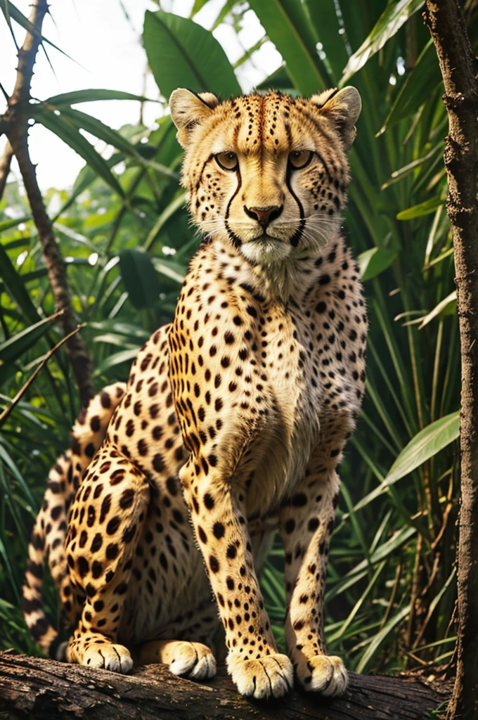 Cheetah in jungle 