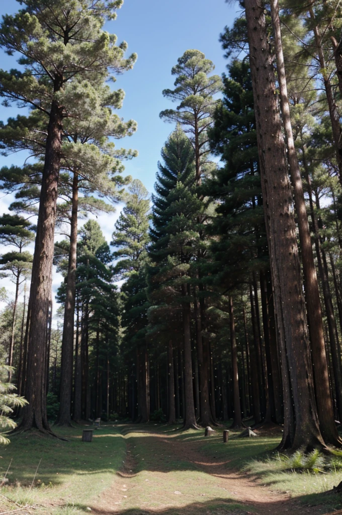 bunya pines