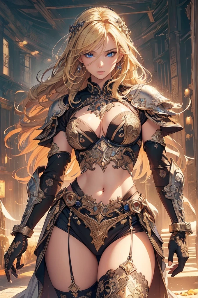 ((1girl, solo)), beautiful body, (perfect anatomy, perfect body, perfect hands, perfect legs), natural proportions, sexy body, large breasts, ((full body, full body front)) BREAK
((extremely detailed face)), (beautiful detailed eyes:1.6), (realistic pupils, realistic iris:1), expressive eyes, looking at viewer, (clear eyes:1.3), (hyperrealistic:1.2), (detailed skin texture:1.2), smooth skin, (blonde hair:1.5), ((blue eyes)), ((little smile)), (detailed lips:1.2), (attractive lips:1.1), (glossy lips:1.1), (parted lips), perfect face, perfect eyes BREAK
(masterpiece:1.5), anime-style, top quality, best quality, (beautiful and aesthetic:1.2), (ultra detail:1.5), Ultra-detailed depiction, Ultra-precise depiction, extremely detailed 8k illustration, high resolution, (highly detailed shading:1.2), (realistic lighting:1.4), perfect lighting, vibrant colors, dynamic tones, striking hues, 8k, absurd resolution, perfect shadows, hdr, UHD, ambient lighting, realistic, ultra-realistic, photo realistic, highly detailed, rich detail, luminous colors, fine texture, intricate design, professional illustration, (soft light:1.2), (illustration:0.7)