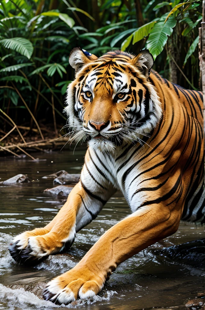 Royal bengal tiger in sundarban