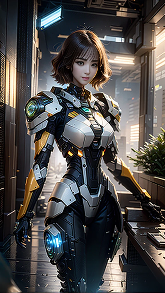 ((Best quality)), ((masterpiece)), (highly detailed:1.3), 3D,Shitu-mecha, beautiful cyberpunk women with her mecha in the ruins of city from a forgoten war, ancient technology,HDR (High Dynamic Range),Ray Tracing,NVIDIA RTX,Super-Resolution,Unreal 5,Subsurface scattering,PBR Texturing,Post-processing,Anisotropic Filtering,Depth-of-field,Maximum clarity and sharpness,Multi-layered textures,Albedo and Specular maps,Surface shading,Accurate simulation of light-material interaction,Perfect proportions,Octane Render,Two-tone lighting,Low ISO,White balance,Rule of thirds,Wide aperature,8K RAW,Efficient Sub-Pixel,sub-pixel convolution,luminescent particles,light scattering,Tyndall effect