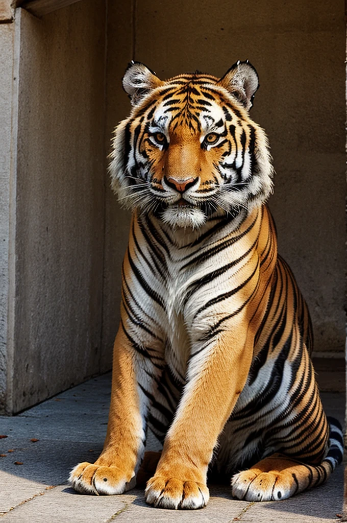 Tiger in different colour