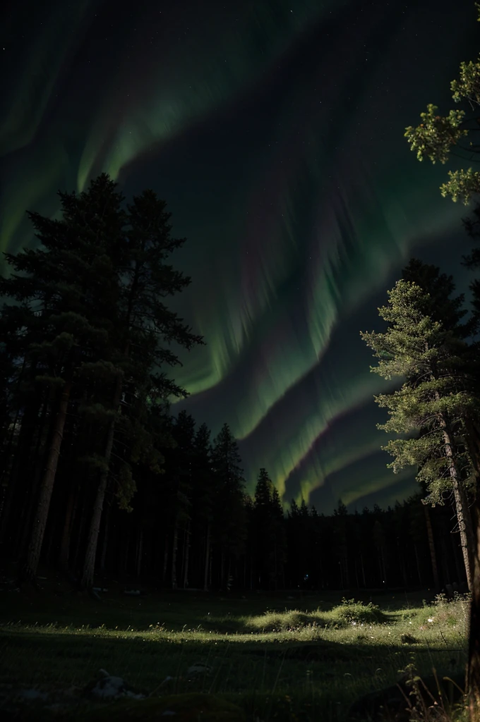 aurora forest
