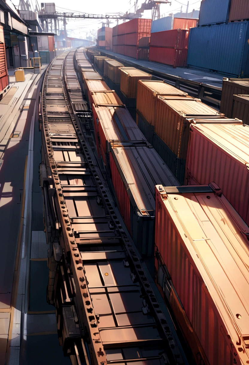 cargo containers, Rails