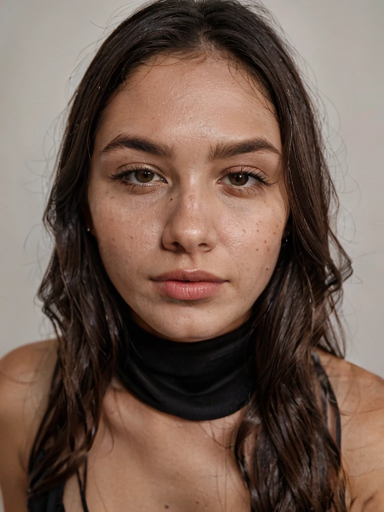 closeup portrait photo of beautiful 26 y.o nue