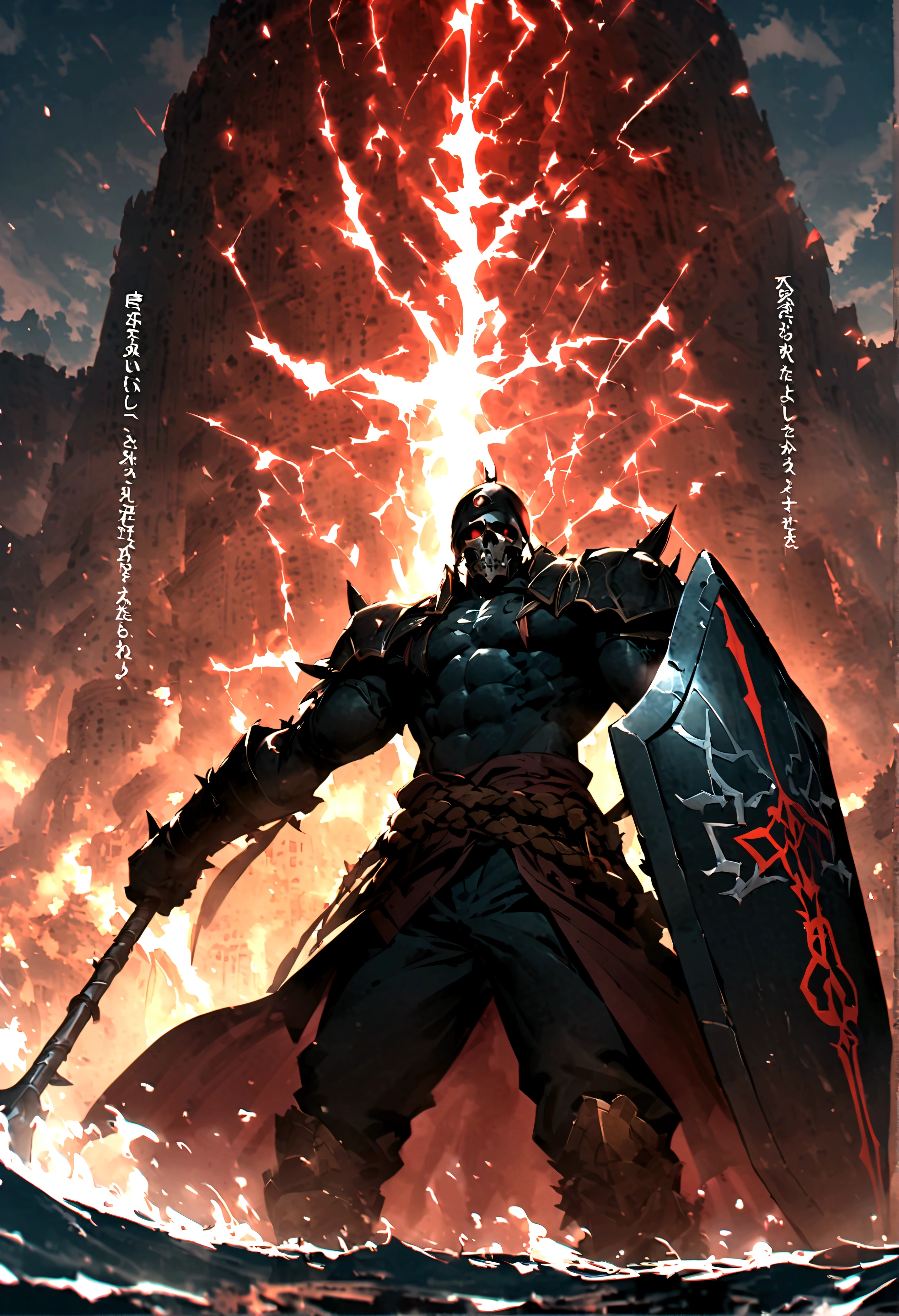 Masterpiece、top-quality、detaileds、Celtic tribes、cuchulainn、A spear that appears in Celtic folklore。 The owner is Cú Chulainn, a descendant of the light god Lugh and the greatest hero of Celtic folklore.。 With a spear given to him by his martial arts master, the witch Scathach.、It has a unique saw-shaped tip with lightning-like notches.。 Its size is also quite large.、It's about the same height as Furin when he became a berserker and his body swelled up.、It is said that it took five servants to carry it.。 This tip is made from the bones of a monster fish.、When you throw(There is also a theory that it is launched with the feet.)Becomes 30 arrowheads and rains down on the opponent.、When stabbed, it turns into a brutal strategic weapon that explodes as 30 thorns inside the opponent's body.。Depending on the legend, a curse may be given that nullifies healing.、It has terrifying effects such as defense penetration.。 Perhaps because of his origins, he has strong water attributes.、Good at fighting in shallow water and underwater。Depending on the document, it may be stated that the device cannot be used unless it is submerged in water up to the waist.。 Although it is generally considered to be the name of a spear,、Depending on the translator, it is not the spear itself.、It is sometimes interpreted as a throwing technique using a spear.。The name is「bag of spears」means、Probably a bag、「stomach」It seems to refer to organs like。 Ferdia, who knew about this spear, said:、This spear attack"attack from below"and、I keep my shield down to be wary of the spear coming down.。 Creed and Coinhen Sea monsters that appear in Celtic mythology(Strange fish)で、They killed each other in the Red Sea.、One of these, Creed's skull, washed up in Ireland.、It is said that he was processed by a warrior named Borg MacBain and became Gae Bolg.。