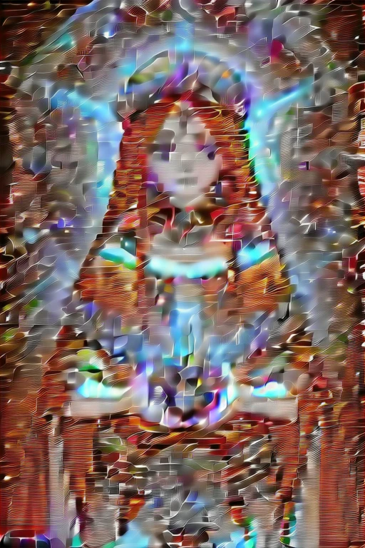Santa Muerte, gold, Orange, yellow, red, green, Purple, Black, Holy Death, Sublime, Highest quality, Digital Painting, extremely Smooth, fluid, 3D fractals, Particles of light, dream-like, Smooth, Sparkling, dream-like glow, Saint of Death, Goddess of Death, Skull Saint, Harmonious color scheme, 32k, Praying Hands, Mandala, Day of the Dead, universe, obsidian