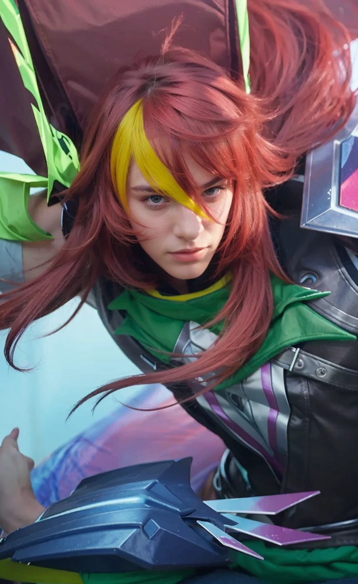 beautiful, a man with the same hair, a man with a cool face, the same hair color