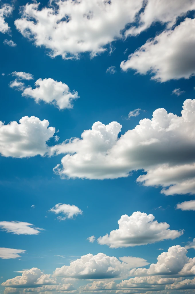 Cloudy and sunny sky