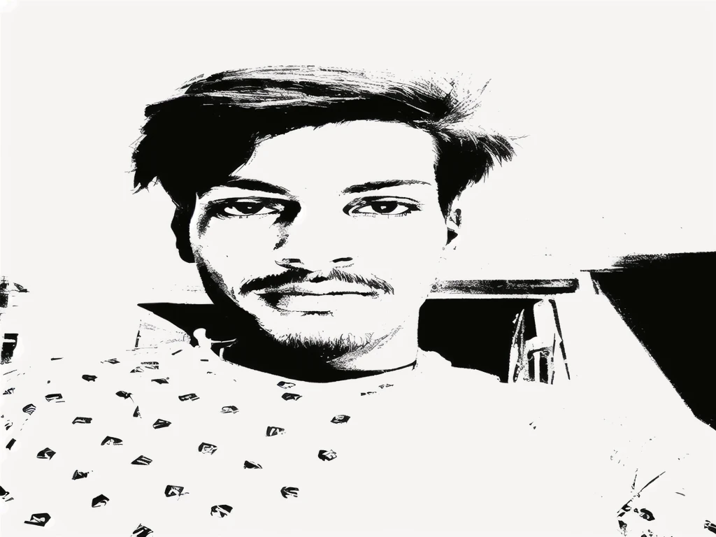 Person just the face adult cool art rainbow Seven colors