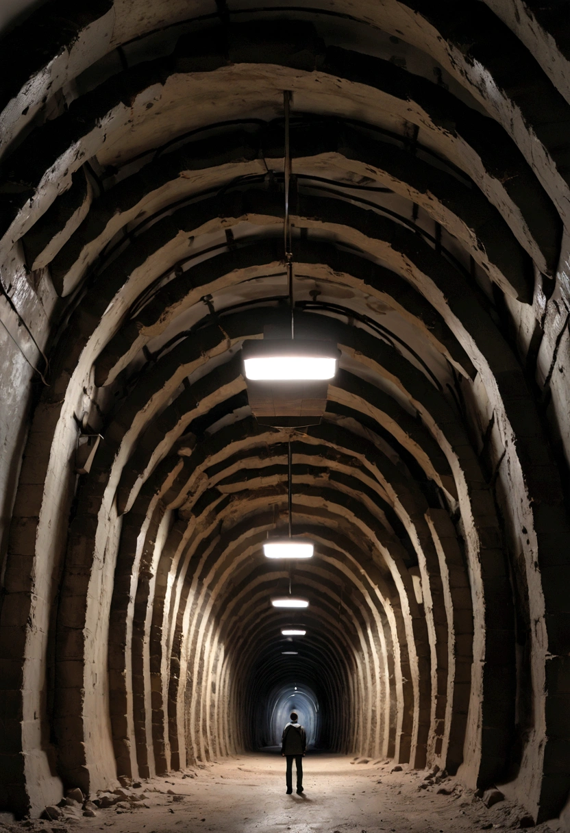two men stand in a tunnel with stairs, inside the tunnel, underground tunnel, photo taken in 2 0 2 0, The photo shows a large, Underground structure, underground stage, Train in the tunnel, Tunnels lead to different worlds, photo taken in 2 0 2 0, tunnel with high walls, deep underground, Tunnels, photo taken in 2018