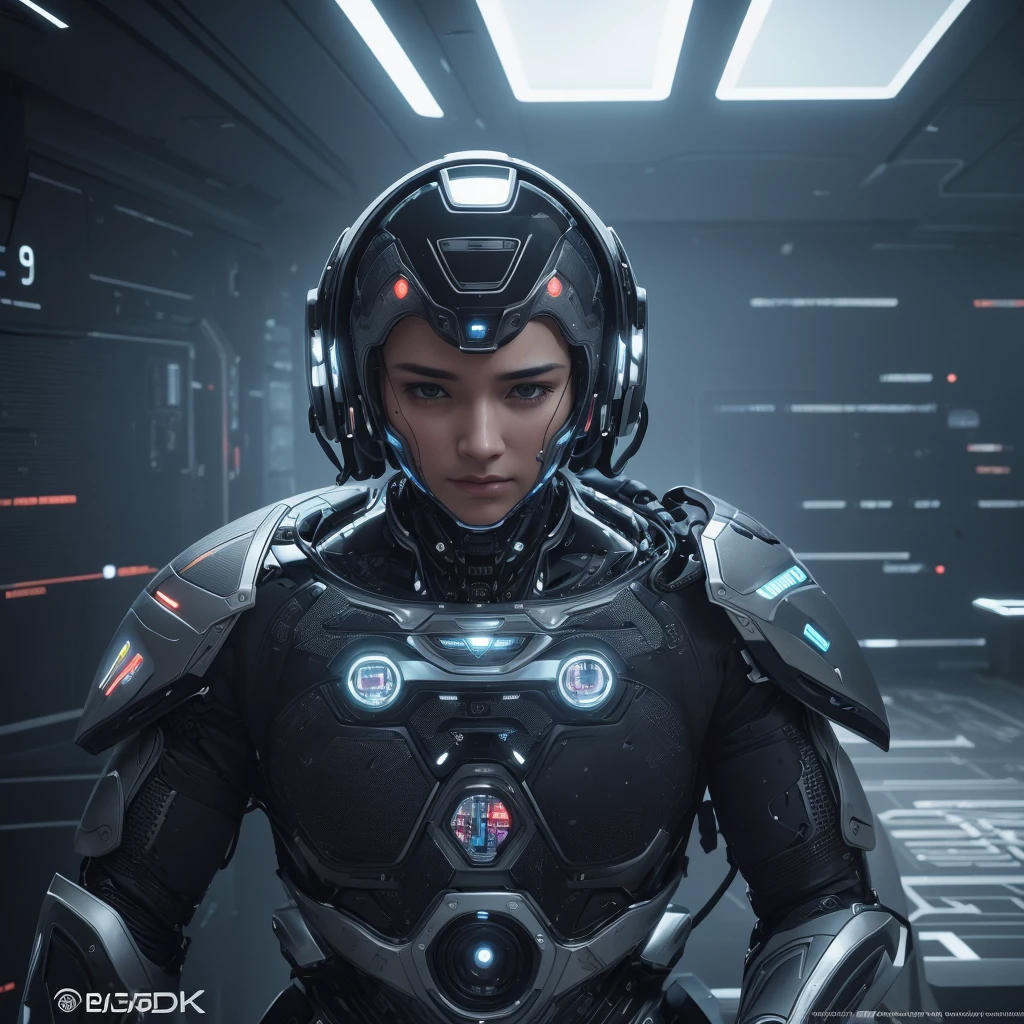 a highly detailed and futuristic illustration of an advanced AI system, featuring speech recognition, decision-making, language translation, healthcare, education, finance, and transportation AI capabilities, with complex algorithms, deep learning, and machine learning technologies, set against a cinematic lighting environment with vibrant colors and intricate details, (best quality,4k,8k,highres,masterpiece:1.2),ultra-detailed,(realistic,photorealistic,photo-realistic:1.37)