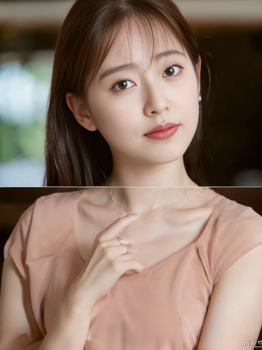 (daydream), 1 girl nude, Solo Images, Focus chest, (Highly realistic detail faces in 8k HD:1.5, Detailed beautiful reflexed pupils, Super high resolution:1.2)