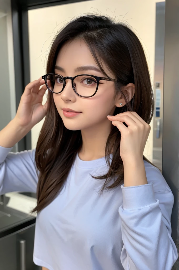 Glasses beauty