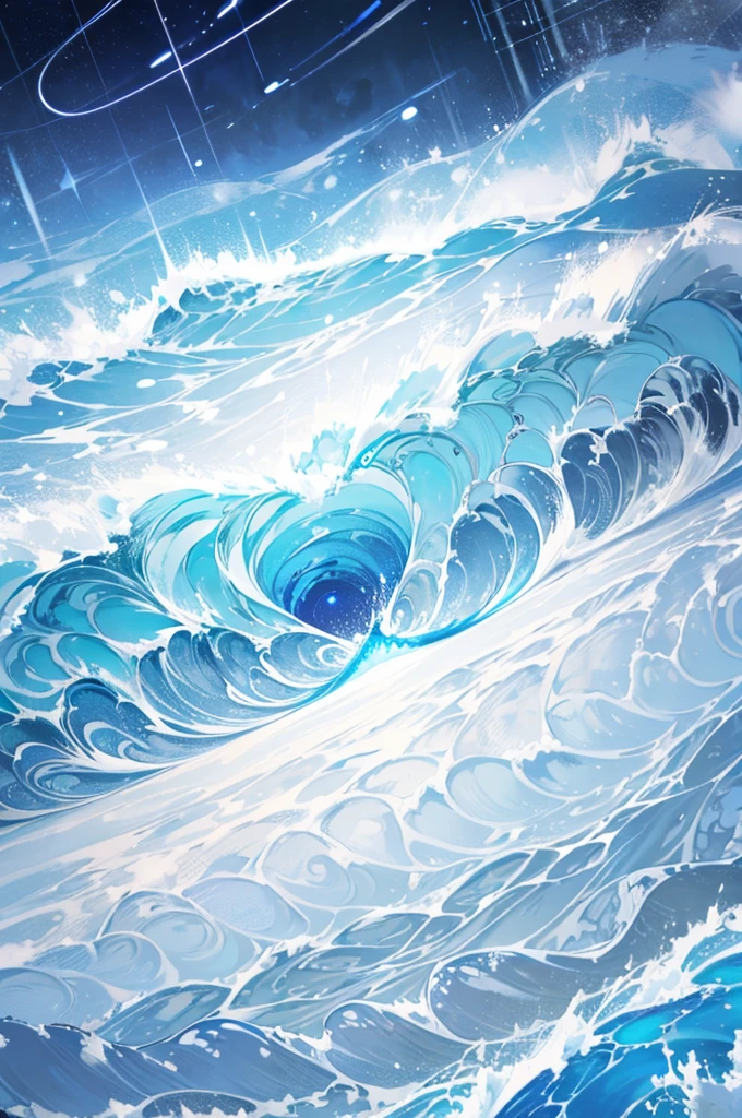 Data waves: Overlay blue and white waveforms to represent the flow of data. Place the Tableau logo mark on top of the waves to demonstrate the connection between data analysis and Tableau.