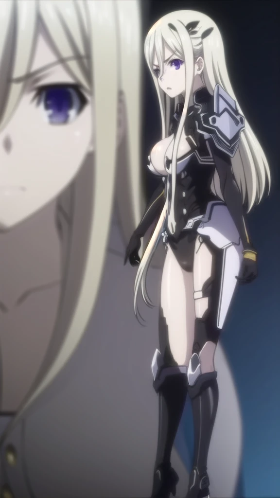 ellenmiramathers, ellen mira mathers formal, long hair, blonde hair, (purple eyes:1.1), jewelry,best quality,ultra detailed,solo,score_9, score_8_up, score_7_up, score_6_up, score_5_up, score_4_up, source_anime, 1girl,bodysuit,big breasts, sexy pose, (front view,portrait),full body, heavenly ass, heavenly breasts, big ass, no shoes, wearing heels, upset, cute, face, long legs, tight bodysuit, tight sleeves, black bodysuit, half-closed eyes, best quality, high resolution, unity 8k wallpaper,(beautiful detailed eyes:1.6), extremely detailed face, perfect lighting, extremely detailed CG, (perfect hands, perfect anatomy),