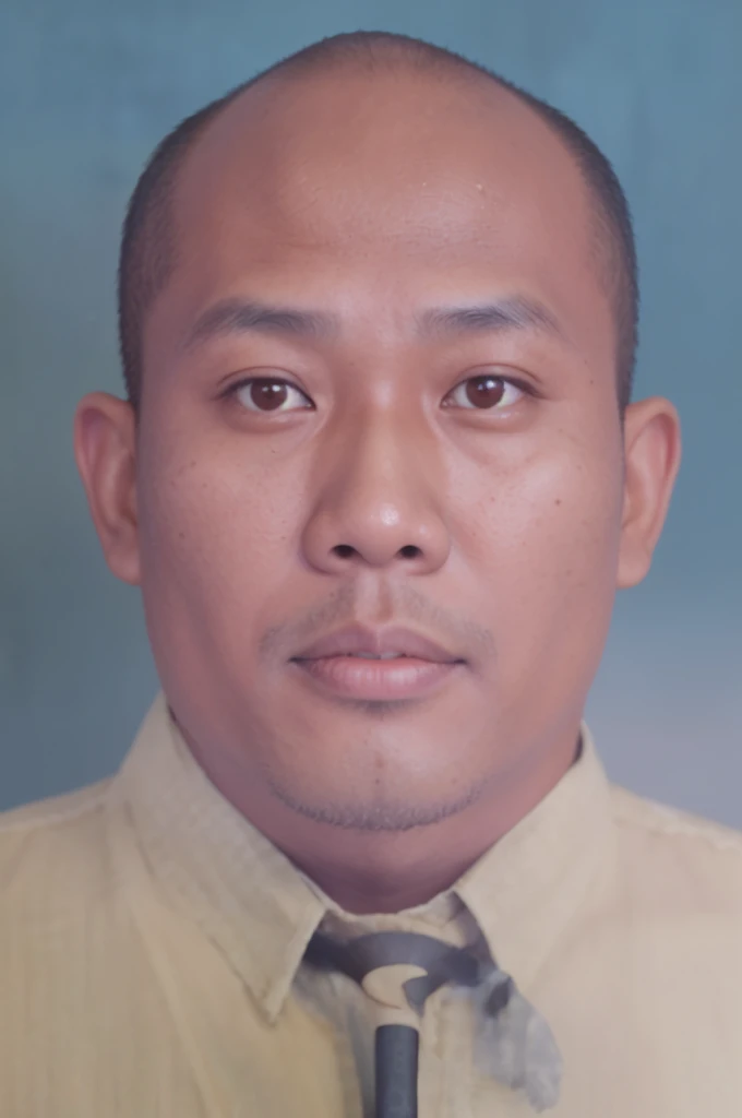 face of a 30 year old Indonesian man