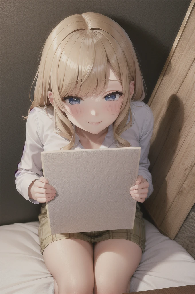ultra-detailed, masterpiece, highest quality, love letter, pov,smile,blush