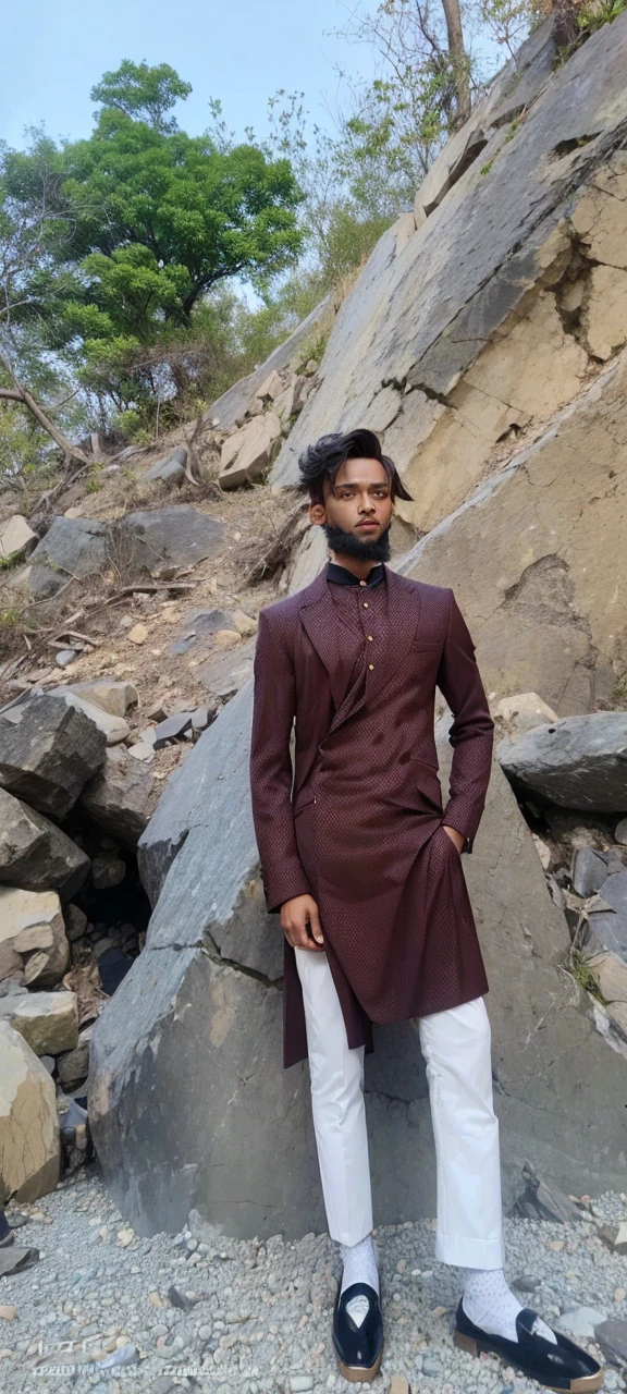 (1man:1.4),(male:1.2),(full body:1.2),(Collared shirt and blazer and suit trousers:1.4),