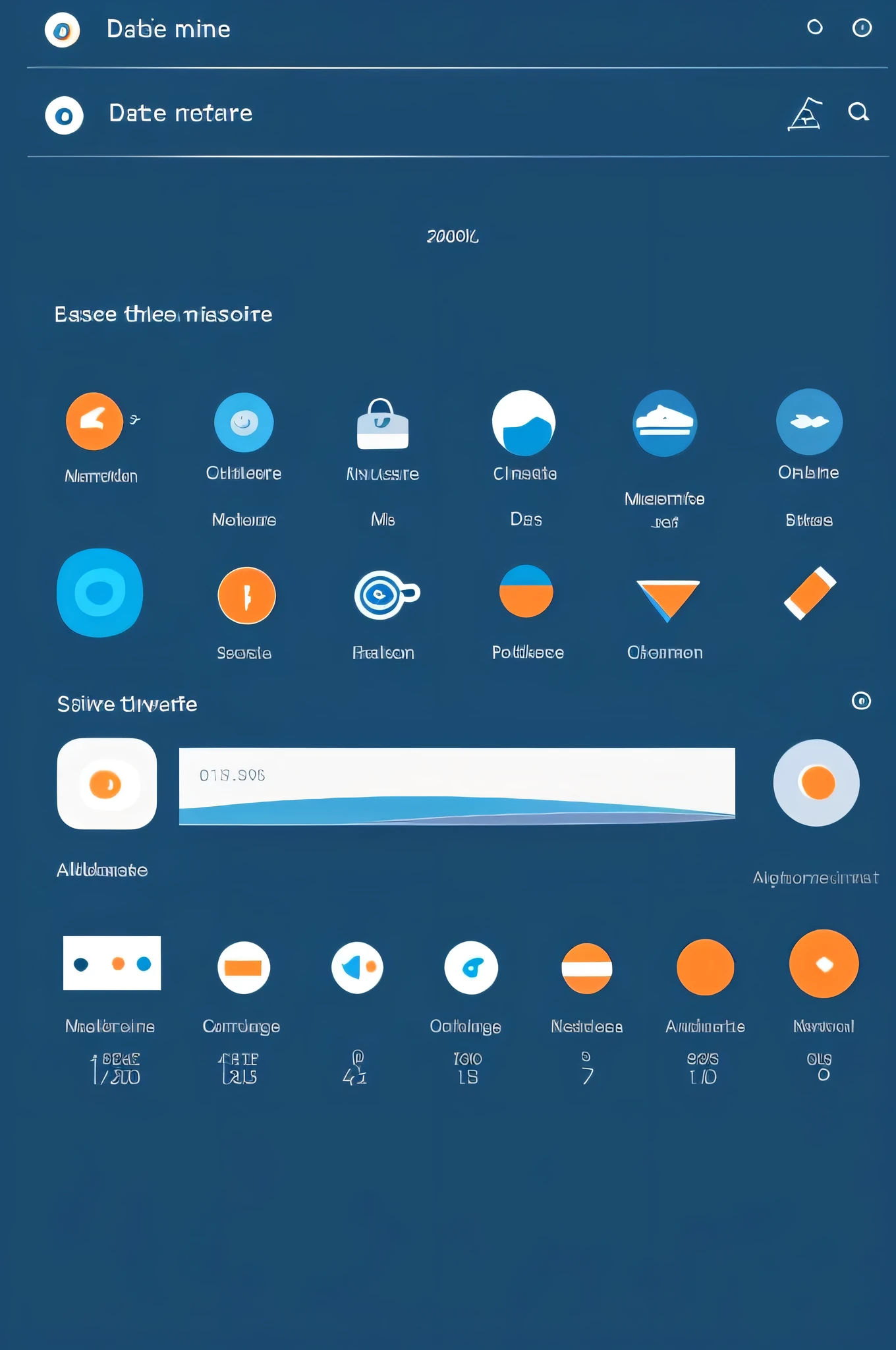 "The man, Create a Twitter profile icon that represents a data-driven approach inspired by Tableau. The icon should have a deep blue background and feature a white Tableau logo at the center. Surround the logo with small, simple data visualizations like bar charts and line graphs in shades of orange. The overall design should be clear and simple with a professional look."