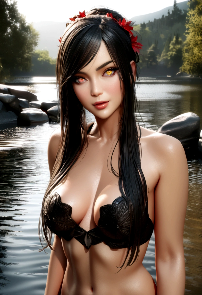 8K, The best quality, masterpiece, Ultra high resolution, (真实感: 1.4), beautiful Nymph girl made of aquatic, Kim Kardashian, complicated, highly Detailed, hyper-realistic, 8K, Fantasies, Magik, She stays in a lake, aquatic, some birds around them, woman, Nice, long wallendes Haar, magical, muito detalhado, 50mm, ultra realist, keen focus, Detailed and symmetrical eyes, smooth, realistic skin, detailed face and body, A photo realist, Photo-person, Catch light eye, Ultra -HD + soft lighting, volumetric light, unreal engine, octane render, Global Illumination, A photo realist, Photo-person, Ultra -HD, médium shot render Generate AI-powered Digital human in 3D real-times, Digital human in 3D real-time, high-resolution face, fotografia, Detailed, 50mm, Sony Alpha 7rIV, 40mm f2.8