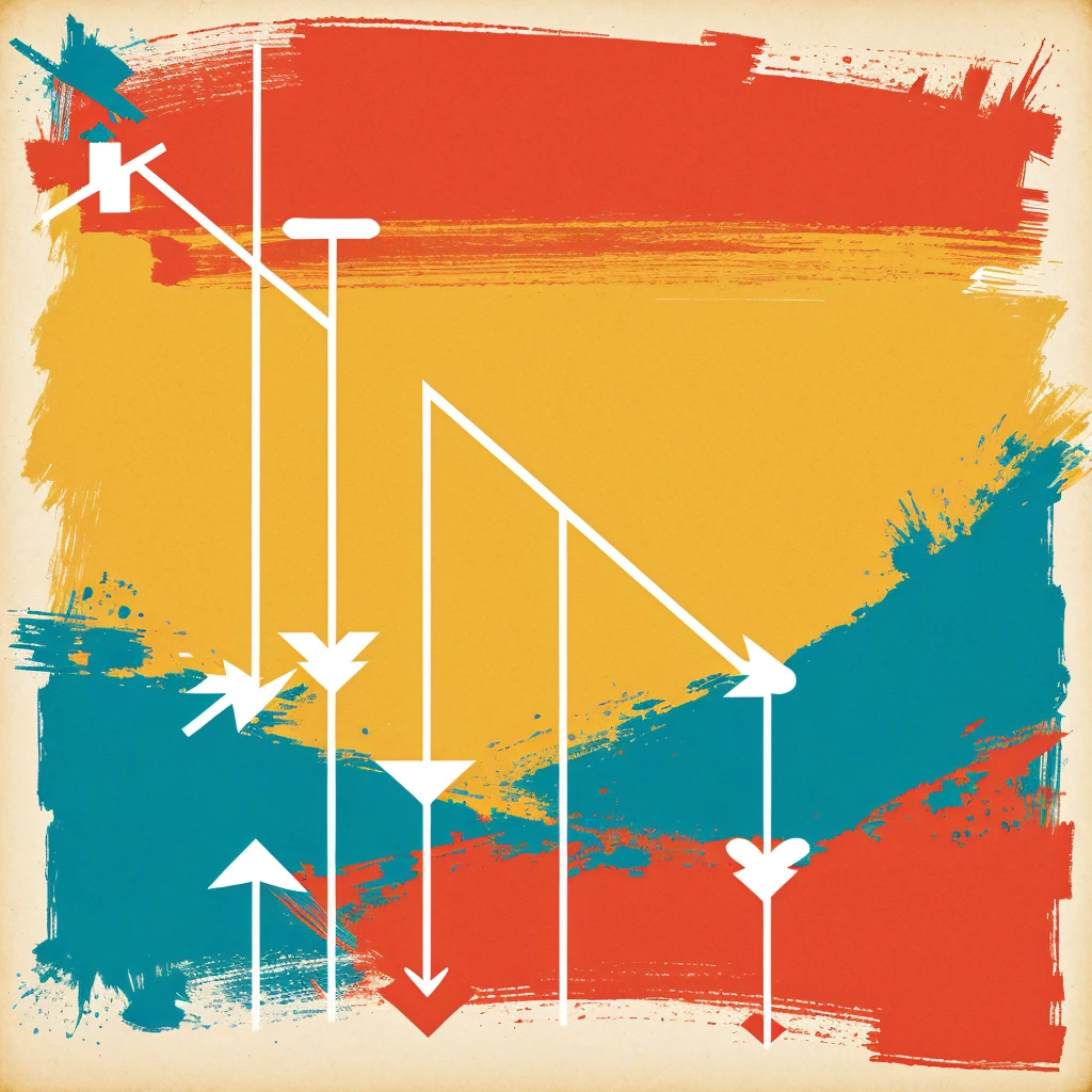 abstraction , arrows , high detailed , colorful