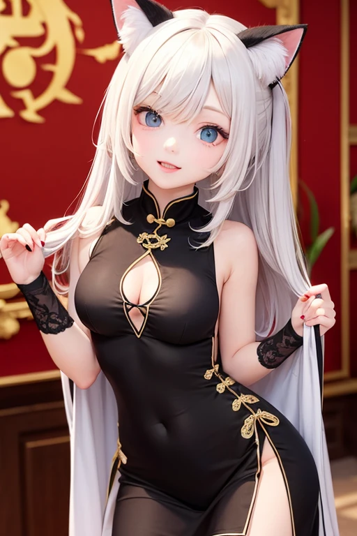 China dress, Cat ear
