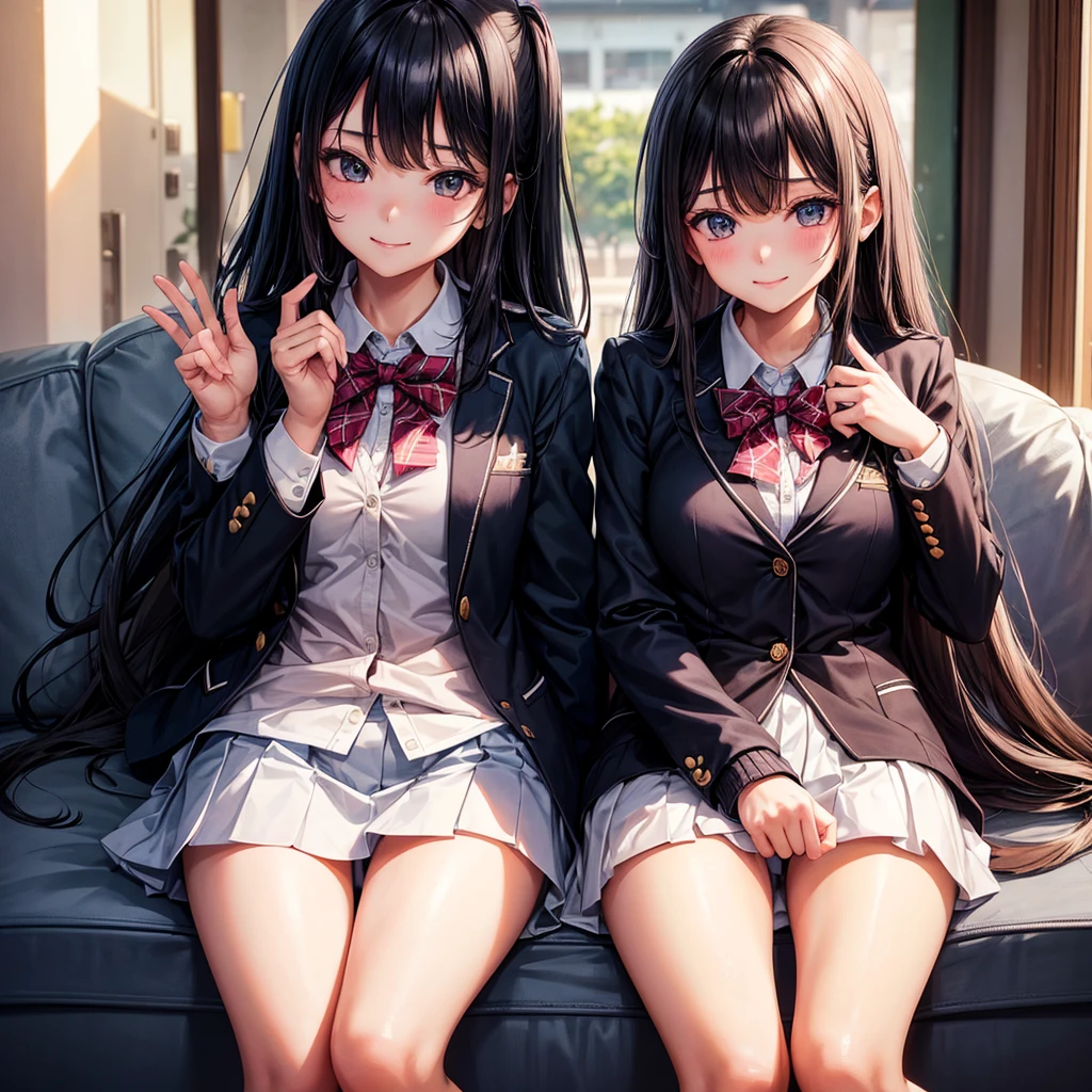 middle School girls,smile,Beautiful girls,The best quality to get you horny,Perfect Girl,Super cute girl,uniform,blazer,cardigan,Long Hair、She has her bangs down,Ultra HD,Young girl,Sex,Naughty Girls,Blowjob,Full body image,Absurd,Beautiful girls,The room,