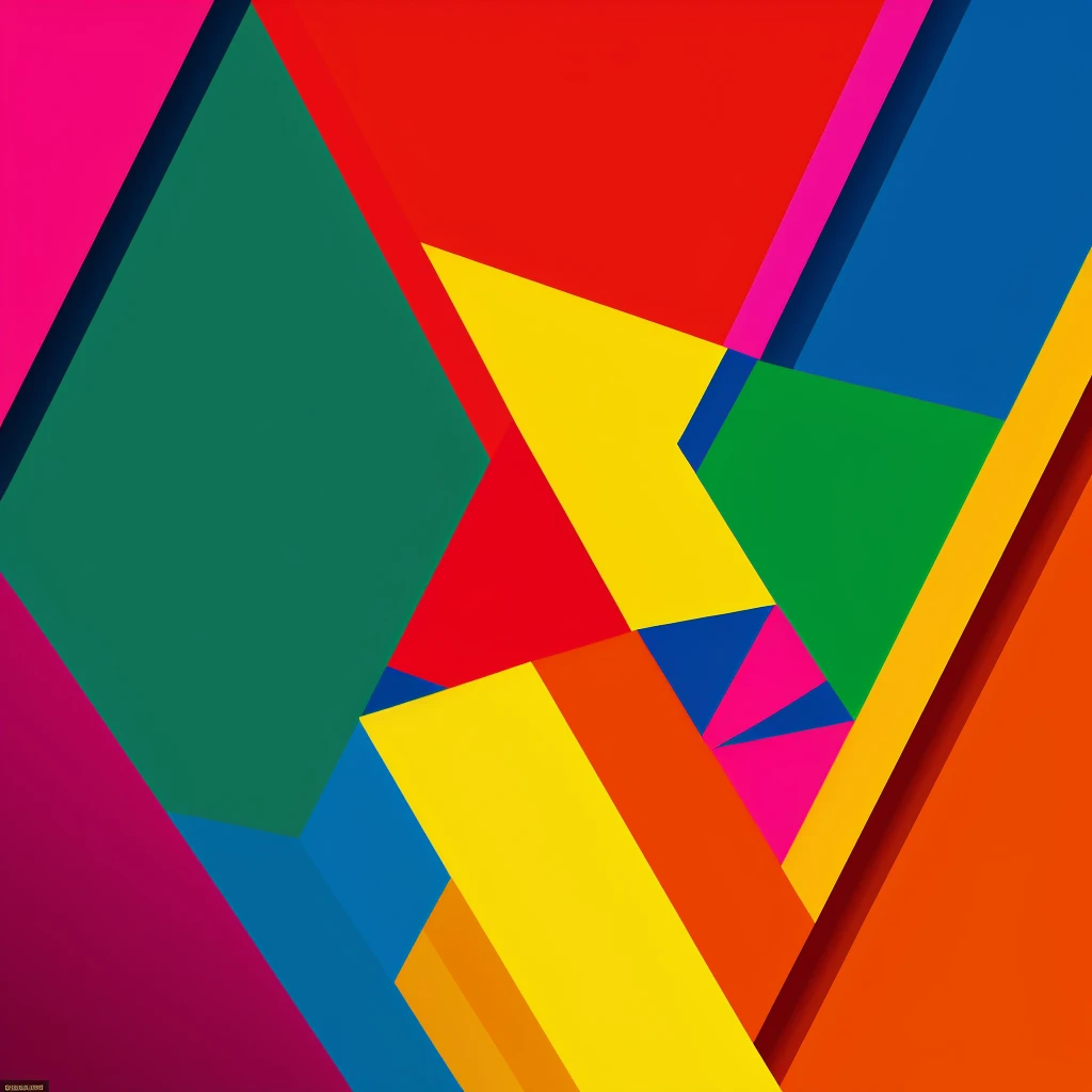abstraction , high detailed , colorful , all colours , geometrical figures , symmetry