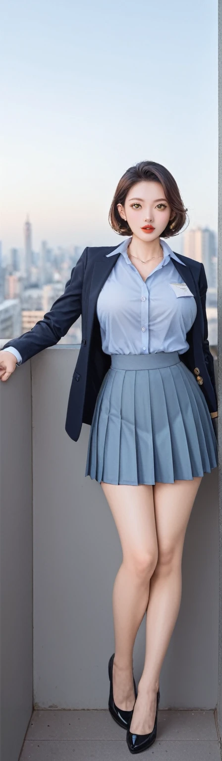 school uniforms in the closet raise their sleeves as if invisible girl wear them, school uniforms swells as if possessed by invisible girls, school uniforms have huge breasts and cleavage, (((no humans))), (headless), faceless, invisible girls, jk ribbon on the neck,