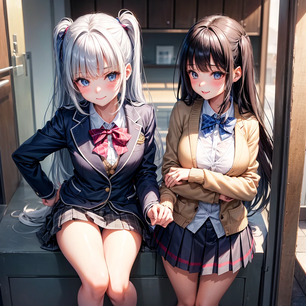 middle School girls,smile,Beautiful girls,The best quality to get you horny,Perfect Girl,Super cute girl,uniform,blazer,cardigan,Long Hair、She has her bangs down,Ultra HD,Young girl,Sex,Naughty Girls,Blowjob,Full body image,Absurd,Beautiful girls,The room,