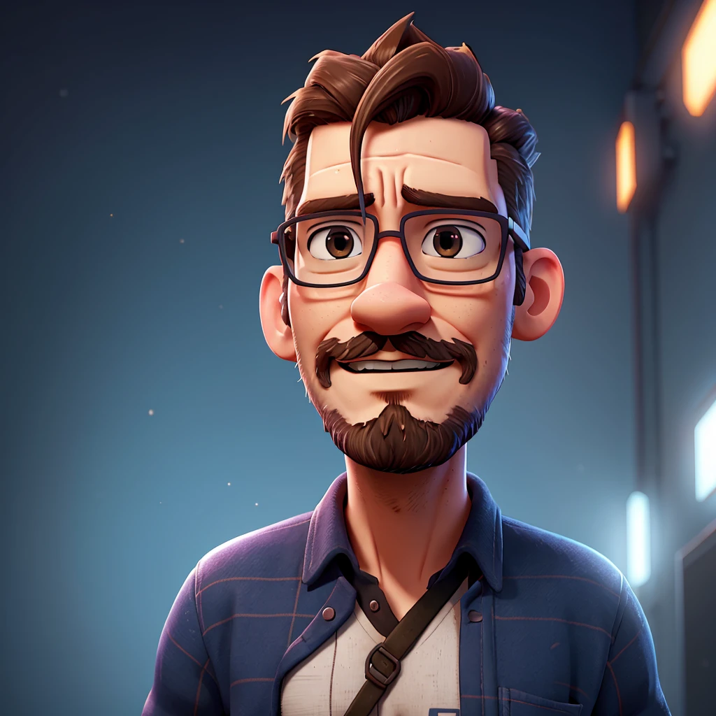 High quality portrait of Gordon Freeman from HL2. Art by Makoto Shinkai, Crunchyroll, pixiv, danbooru, HD, headshot, cinematic still, detailed anime face, bokeh, digital art, cel shading, vivid colors, ambient lighting