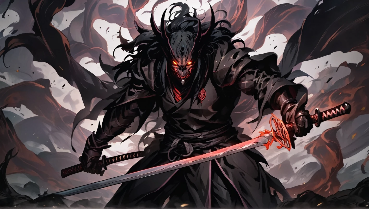 masterpiece, best quality, masterpiece, best quality, Create a striking art piece featuring an edgy male villain, adorned in a dark and stylish ensemble, with sharp features, intense eyes, and a commanding posture, exuding an aura of malevolence and mystery that captivates and intimidates viewers, phenomenal aesthetic, sumptuous artwork,
<lora:GRIMM_v1-000015:0.4> <lora:cyber_punk_manicPanic_v3.5:0.5>