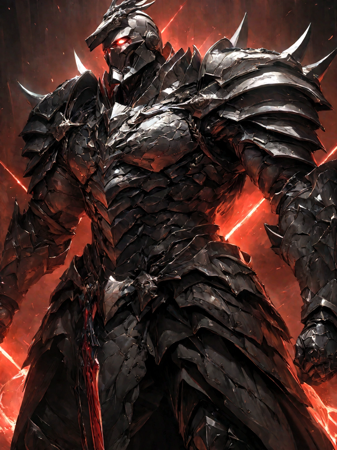 inspired by&#39;iron man，Akira Mikuni Shima，Ride a war horse，racing horse，armor de cheval，with a spear in hand，long spear，Red Show Spear，armor，flying，Exudes a powerful aura ，2K, best quality，head of&#39;artwork, Great detail, high details,Well-made beard,，（High sharpness，ultra-detailed）， head of&#39;artwork， Alone, high detail, (High resolution, ultra-detailed), cinema lighting, Motion blur, laser trace, reflective light, (close), head of&#39;artwork, best quality, high quality, anatomically correct, textured skin, high details, Great detail, 1080P, hyper HD,