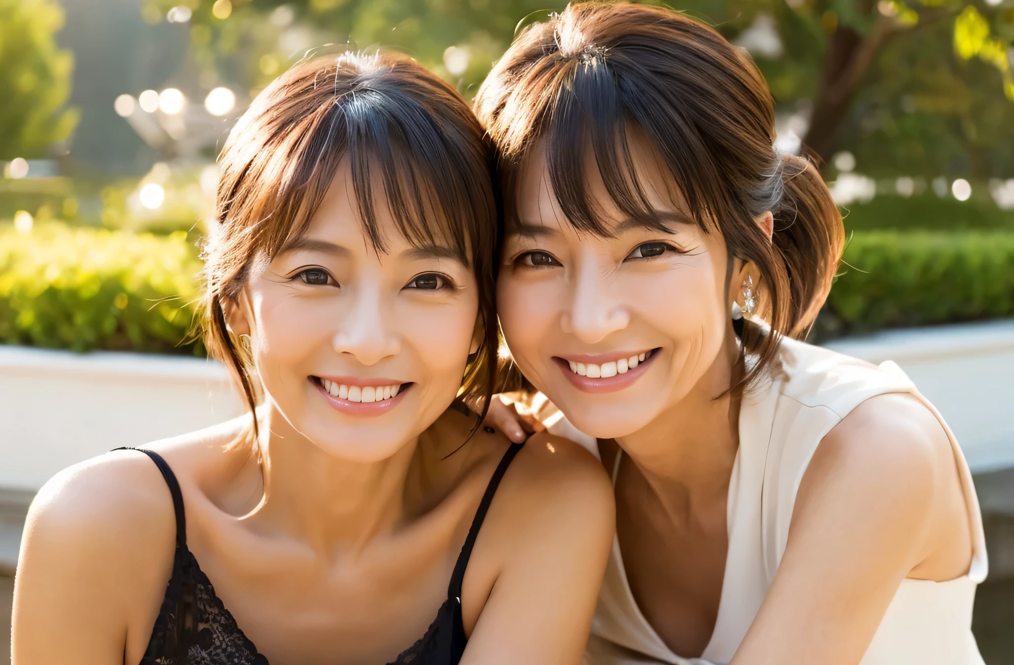 50 years old、smile、Lady、Elegant、Elegance、Shining eyes、stare、