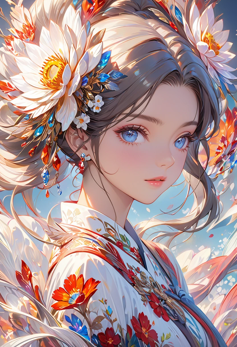 (masterpiece,Top quantity,Best quality,Official Art,Beauty and aesthetics:1.2),(1 Girl),Extremely detailed,(Fractal Art:1.3),Rich in details,Most detailed,Whole body concept