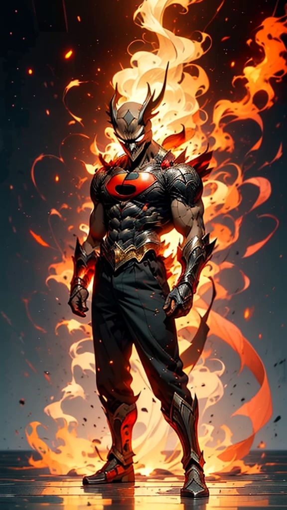 ((master part)), (extremely high quality))), (character design sheet, National costume, Same character, headpe, boku, back), illustration, the guy from 8, fully body, Silver hair, eye hair, Beautiful  eyes, Princess Court, Scenery of lightning and firestorms, Dragons in the background, (joker background with red rays) ( master part:1.2), (best quality:1.3)