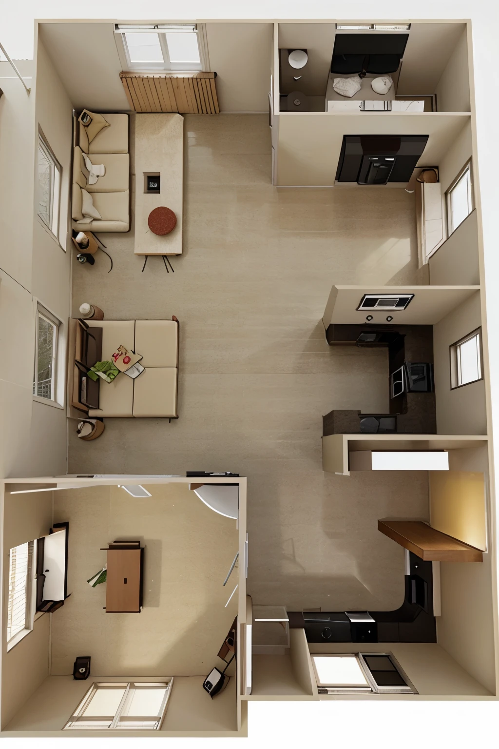Can you show me a 25 sqm 2 story house floor plan.