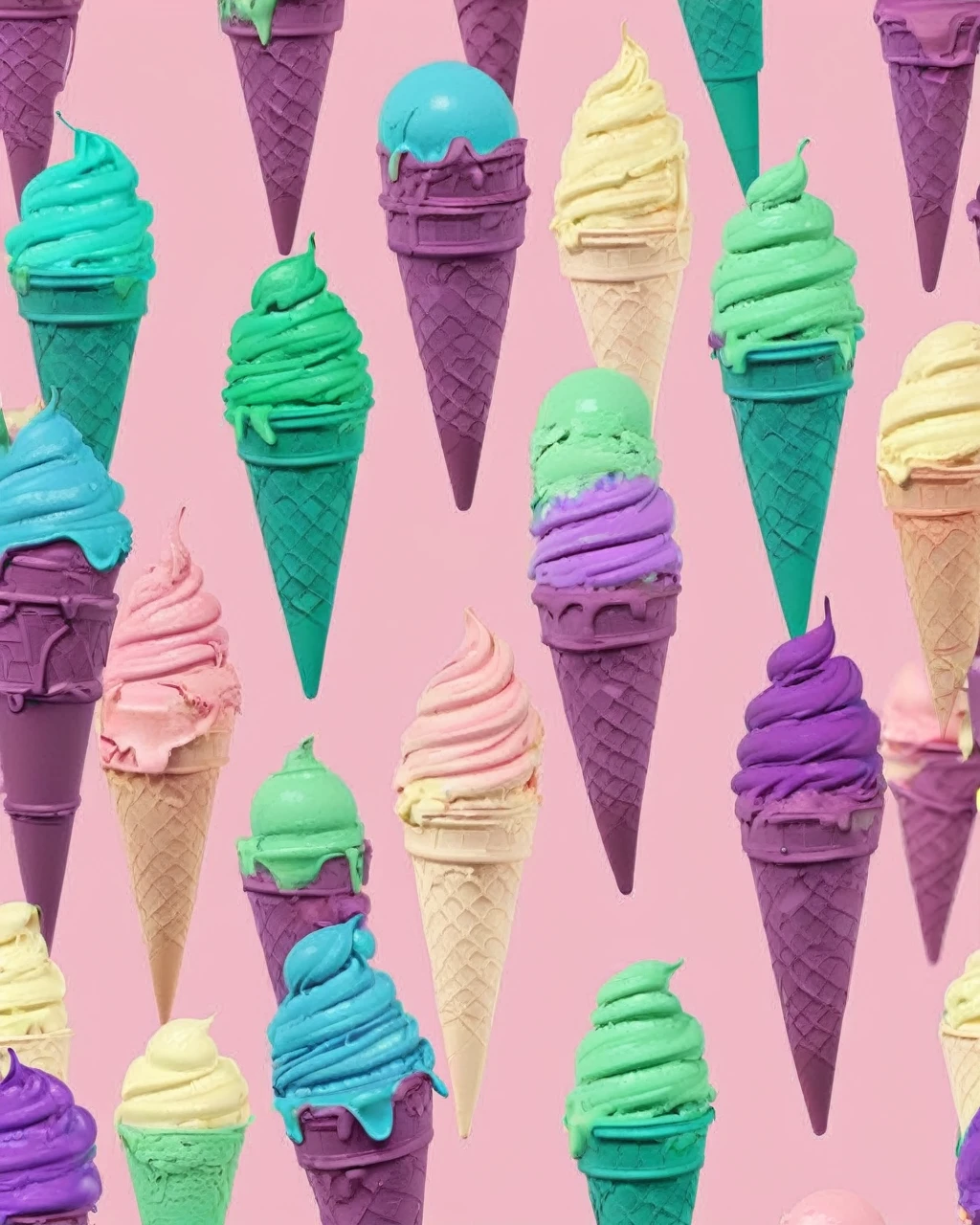 ice cream, Vine color