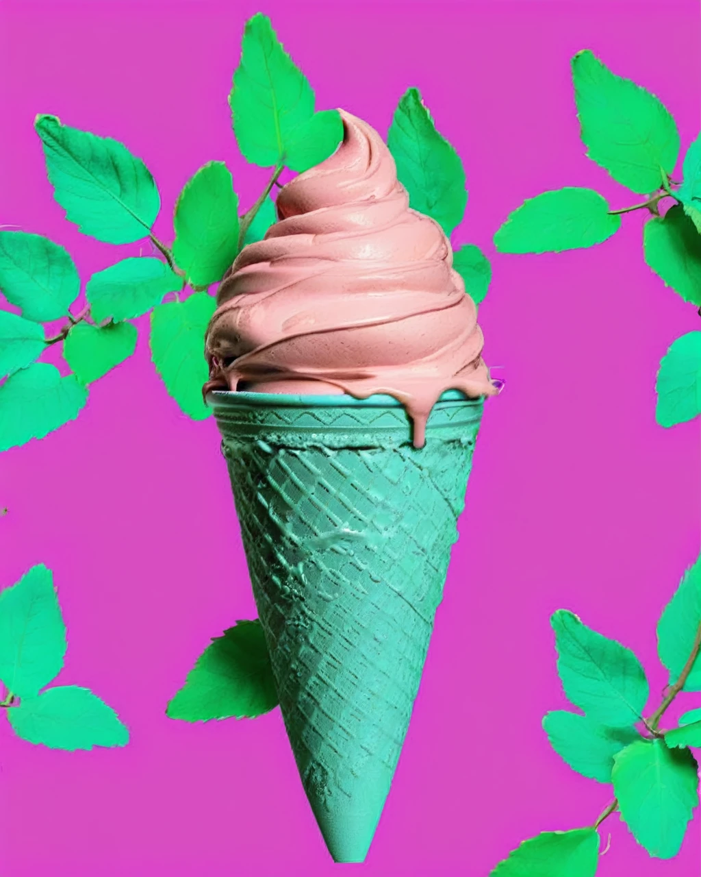 ice cream, Vine color