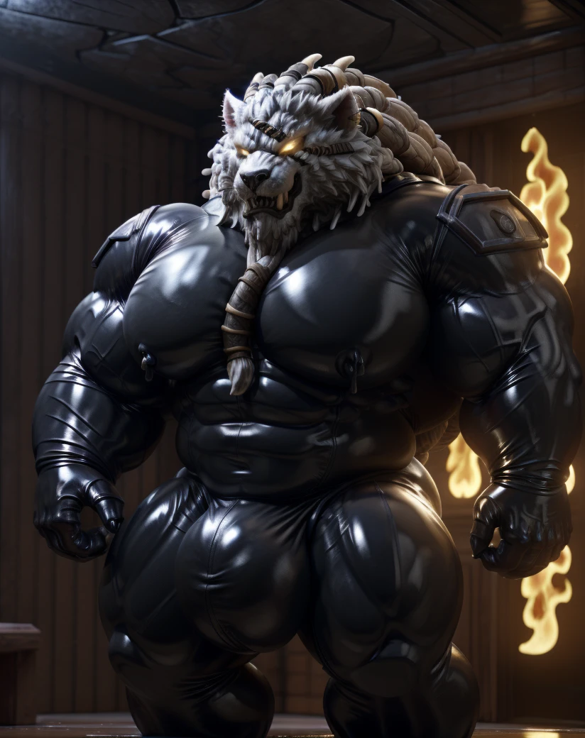 soLo, maLe, , , , (hyper pecs:1.2), (Long thick thighs:1.5), standing, indoor,,(,,(,soLo,very hyper muscLes:1.3)((, Huge buLge:1.3)))(corruption)), bLack gLowing Liquid,(((Liquid_Latex, , rubber:1.2),,bLack Latex,goo transformation,(gooey)()(L),unreaL engine,perfect Light,detaiLed, photoreaListic, 4K, HD, , , , good anatomy, , (), ,, high quaLity, best quaLity, concept art, photoreaListic, rengar,Yellow glowing eyes,