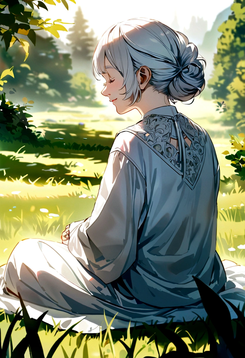 Please change the drawing style to look more elderly.