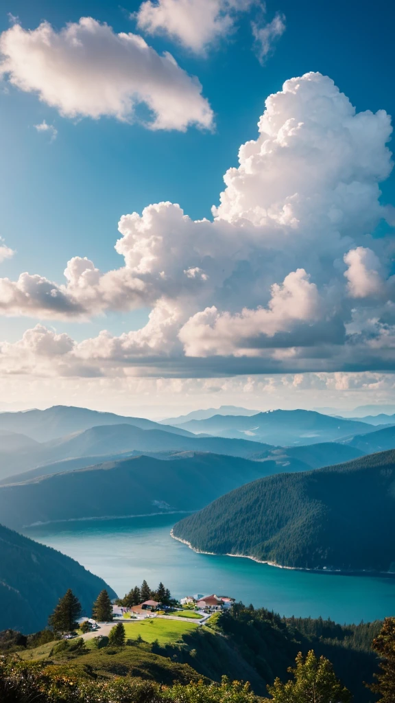 Alpine Forest Landscape Photo，Steep mountain roads，Clear and transparent lake，wood，Bushes，Fallen leaves，Dawn Sun，Kasumi，Cliffs and mountains，Dilapidated，Lonely，cold，Foggy sky，Not a dazzling morning sun，Nightmare vision，Dark fantasy plot，Perfect and excellent composition，8K resolution，detailed，restricted，close ultra-wide angle shot，there is a picture of a beach with a pier in the distance, today\'s featured photograph 4k, clouds and wings and waves, clouds and waves, oceanside, crisp lines, harmony of swirly clouds, epic blue sky, seascape, heaven on earth, wide angle landscape photography, epic wide angle, wispy clouds, big sky, big blue skyRealistic，Beautiful sky,Colorful clouds float，True to life, The private parts are clearly visible, Perfect perfection, Digital single-lens reflex camera, 1024, 2048, 4096, detailedな, sharp, Best Quality, high quality, Absurd，Unattended background，Very detailed、detailedな照明の影，Art Station Trends、Complex、expensivedetailed、dramatic、（Volumetric Lighting：1.2）HDR shot。（close，Super Depth of Field，Ultra Wide Angle，Microfocal Lenses：1.2）（Realistic：1.4）Masterpiece、expensive、expensive品質、beautiful photo，Global Illumination