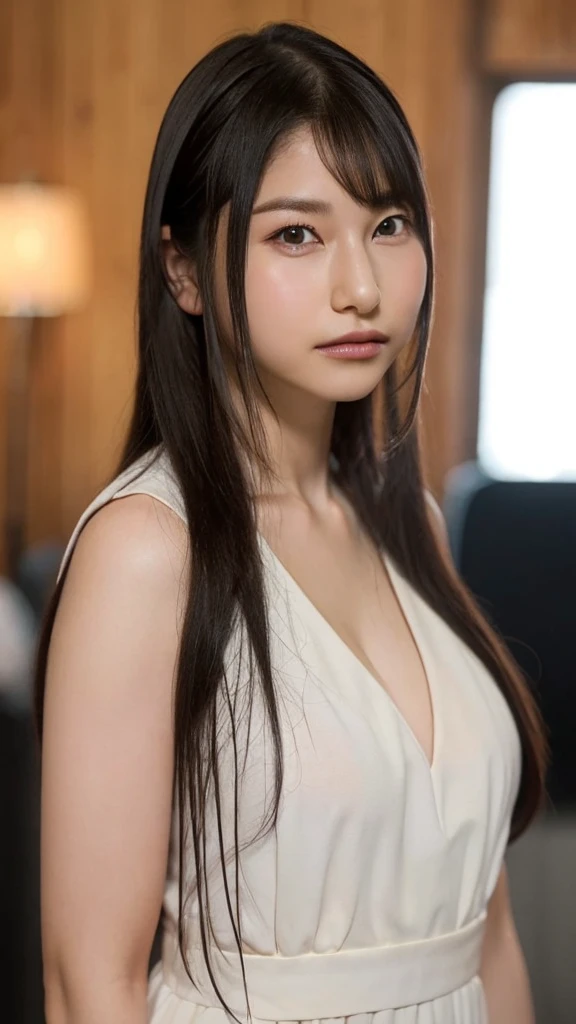 One Girl,First Person View, (masterpiece:1.3), High resolution, Very detailed, Very detailedな CG Unity 8k 壁紙, Realistic, photo-Realistic, RAW Photos, Beautifully detailed face, Pale skin, Realistic glistening skin, Detailed cloth texture, Detailed hair texture, Perfect body, Beautiful Face, Accurate, Anatomically correct, Highly detailed face そして skin texture, Natural neck length, (Beautiful Hそしてs), (Fair skin:1.2),Heavy chest,  charm,   Written boundary depth,   (Perfect Anatomy:1.2), Accurate手足, Accentuate your cleavage, Camel Toe:1.21, (Highest quality:1.4), 32k resolution,   High resolution32k UHD, (masterpiece:1.2)), (Improvement of quality:1.4), finely,Very detailed, Symmetrical eyes,  (Wide Hips),  Light shines in, Light and shadow are clear, Professional Cinema Lighting ,(Huge breasts:1.1),  (Rear View)1.4, (Looking back at the audience:1.4), (Looking at the audience:1.2), (naked:1.4),Toned body, Hourglass-shaped body shape, (Wide Hips) , (Full body with face visible)1.3,Long Hair,Straight hair,